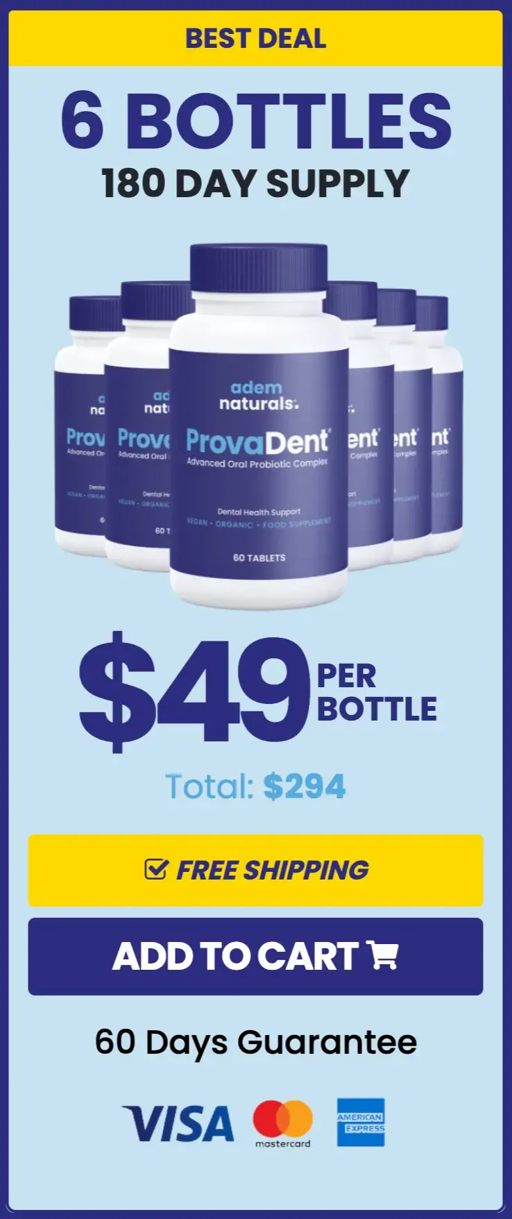 ProvaDent 6 bottles